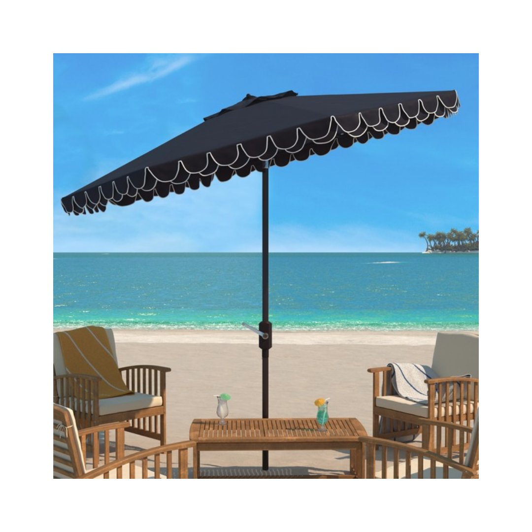 Elegant Valance Outdoor Umbrella - 11 FT