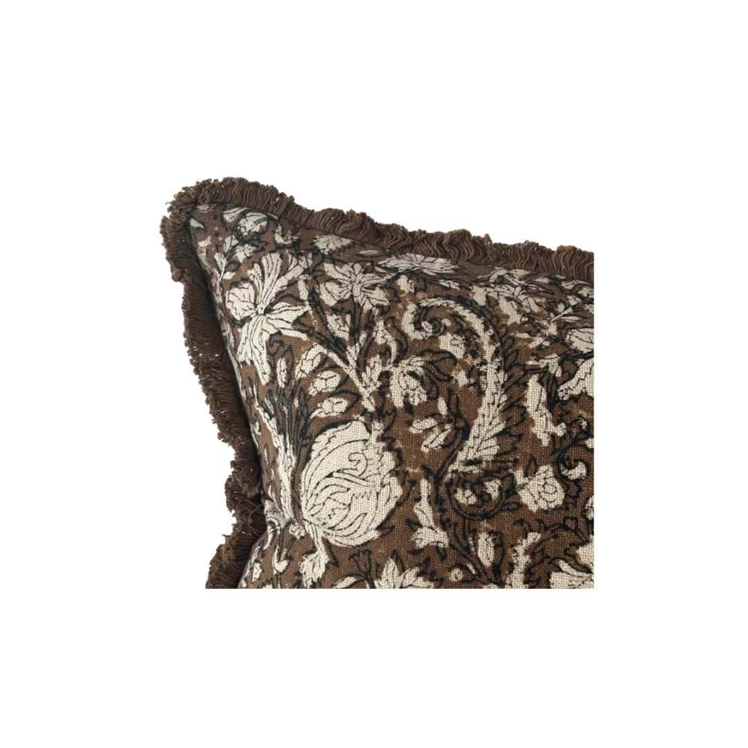 Sadie Brown Printed Pillow