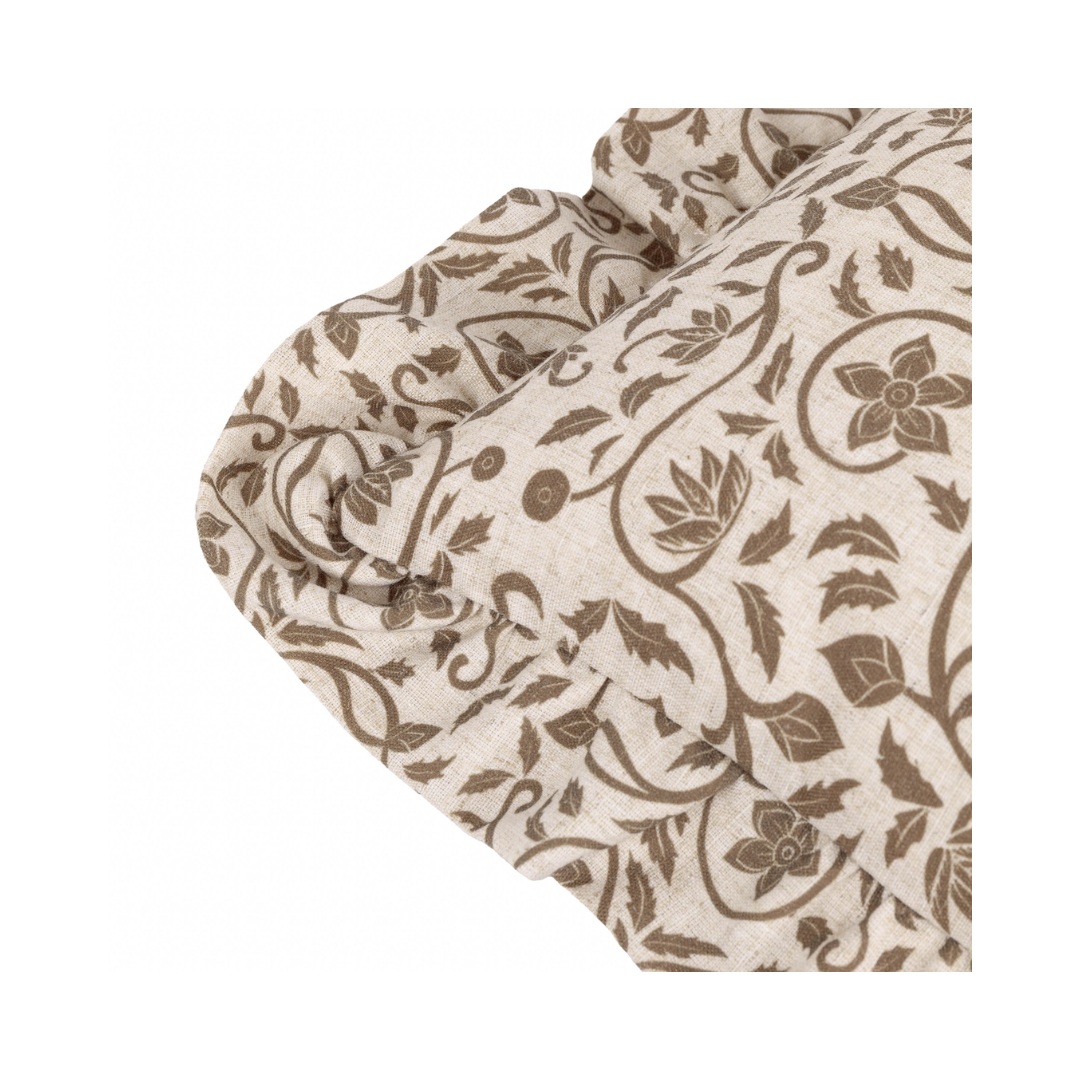 Filigree Printed Ruffle Pillow