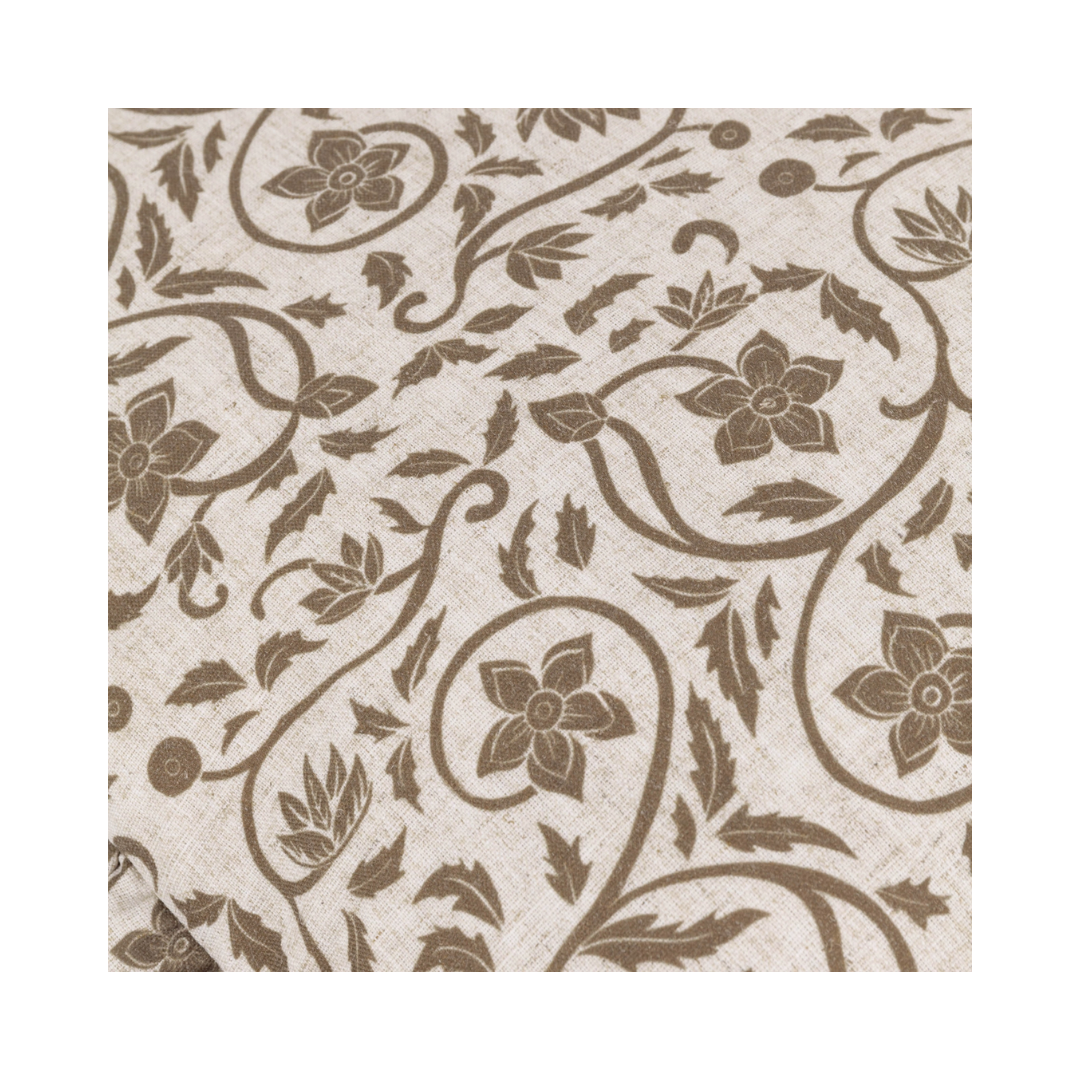 Filigree Printed Ruffle Pillow