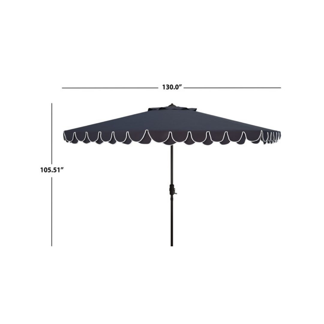 Elegant Valance Outdoor Umbrella - 11 FT