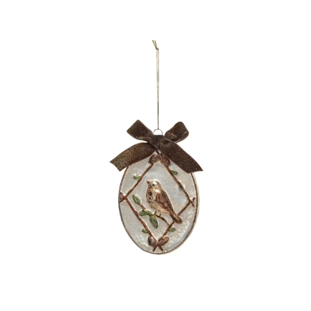 Bird and Ribbon Ornament