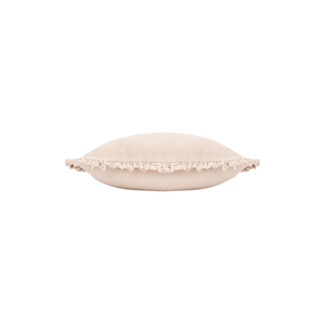 Bertie Natural Velvet Pillow