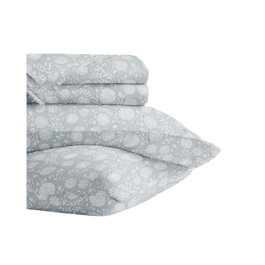 Bohemian Garden Okeo-Tex certified Cotton Sheet Set