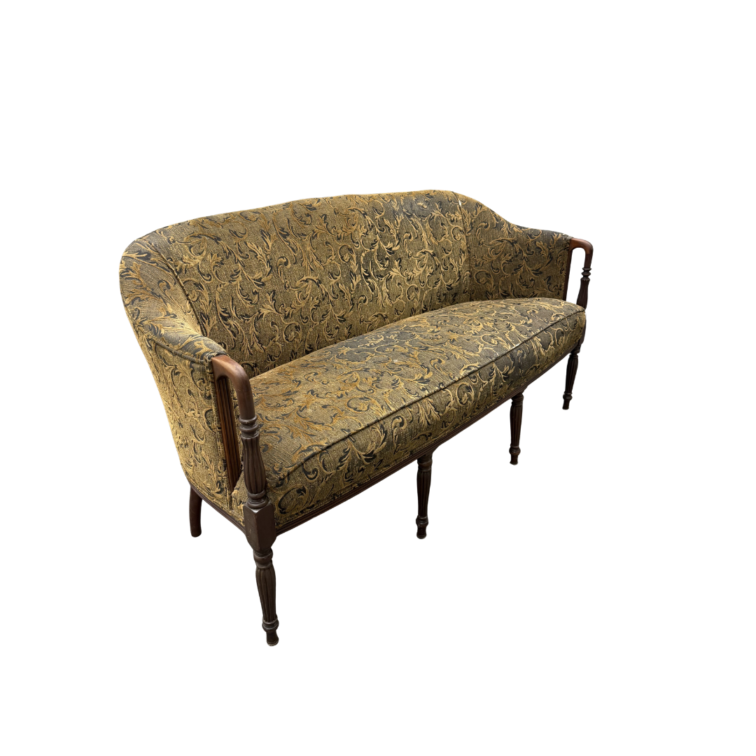 Found Sheraton Style Settee & Armchair Set
