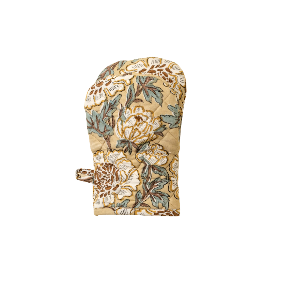 Lirien Block Print Oven Mitt