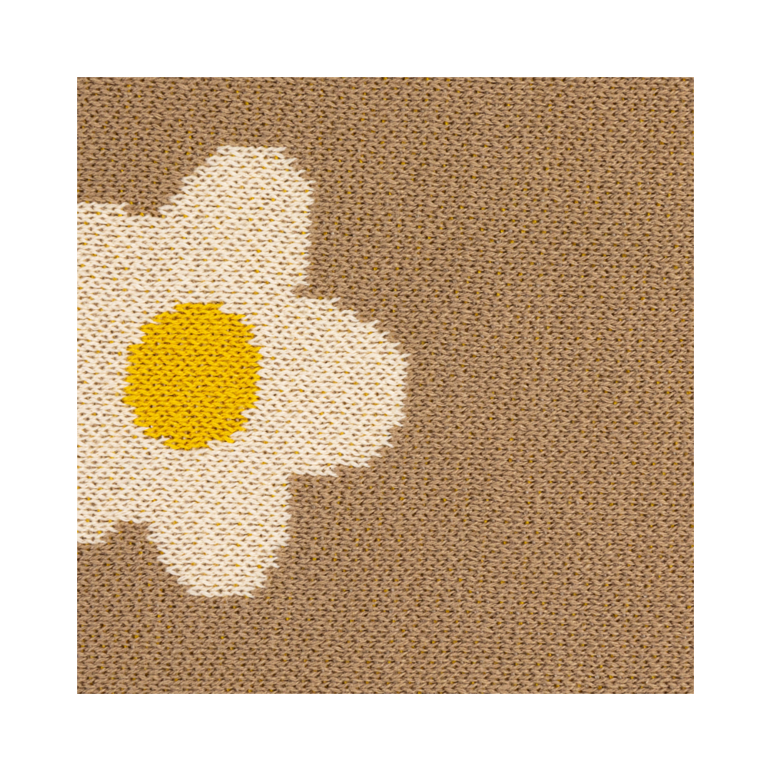Daisy Knit Baby Blanket