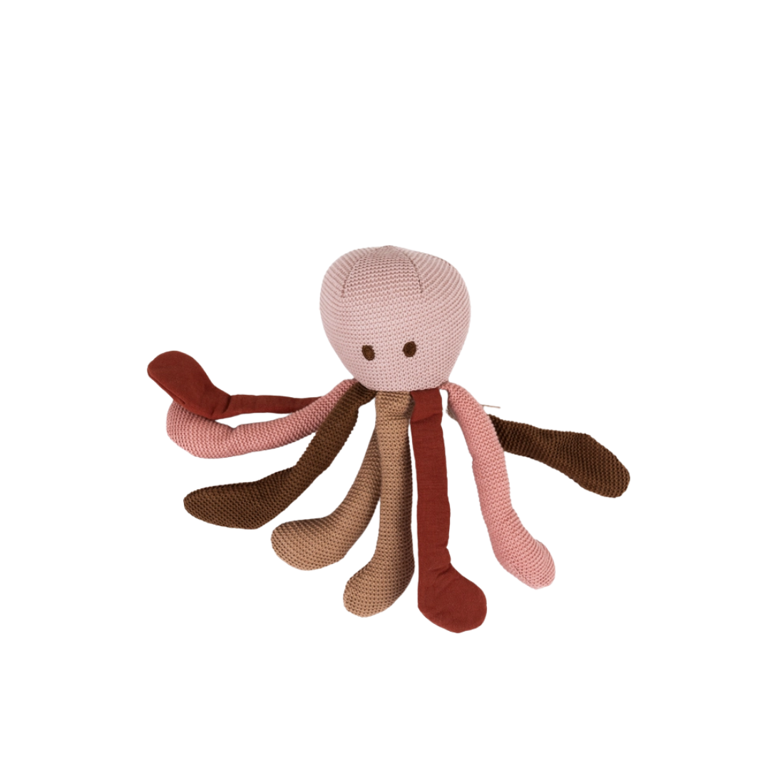 Olivia Octopus Rattle Plush