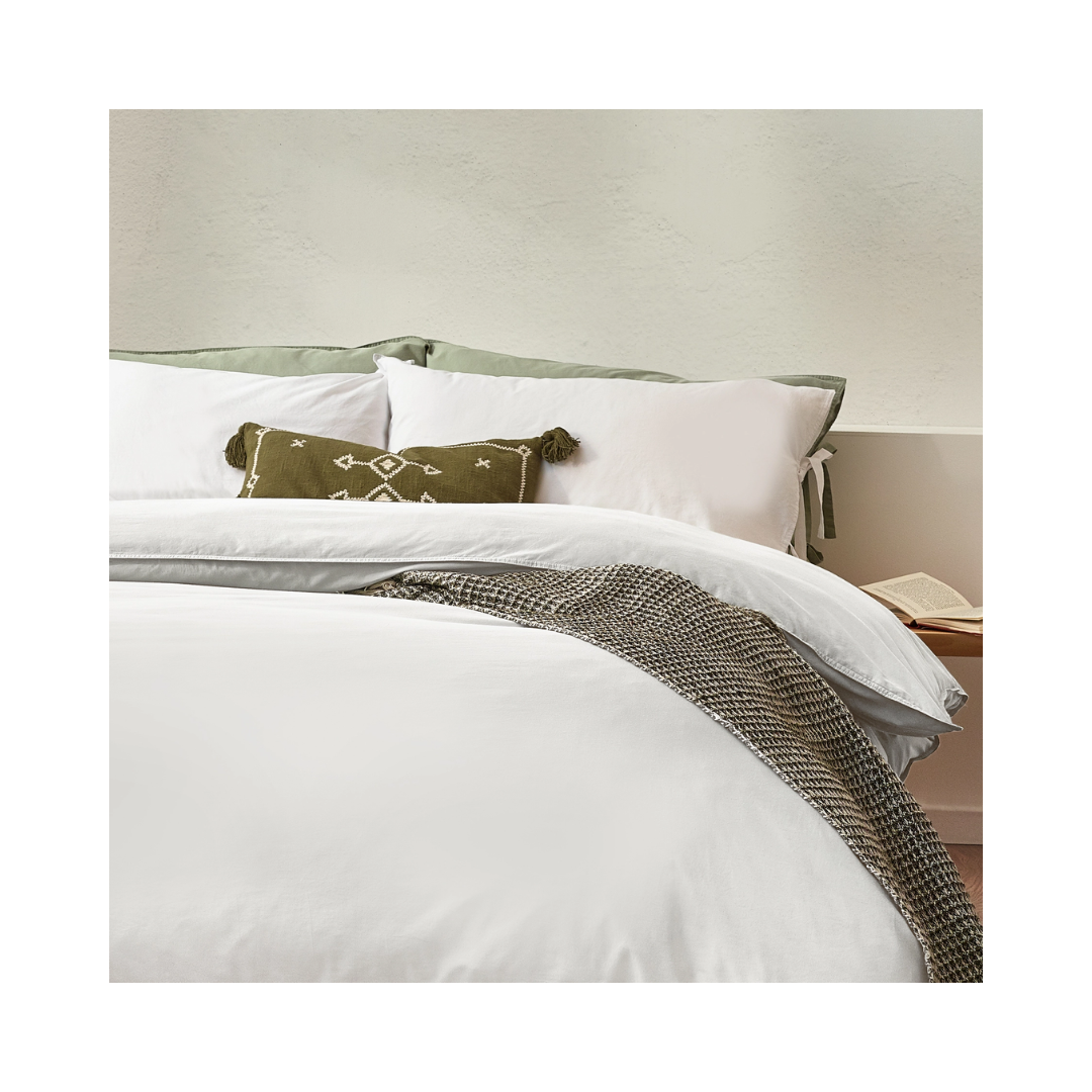 Mallow Bow Tie Duvet Cover Set