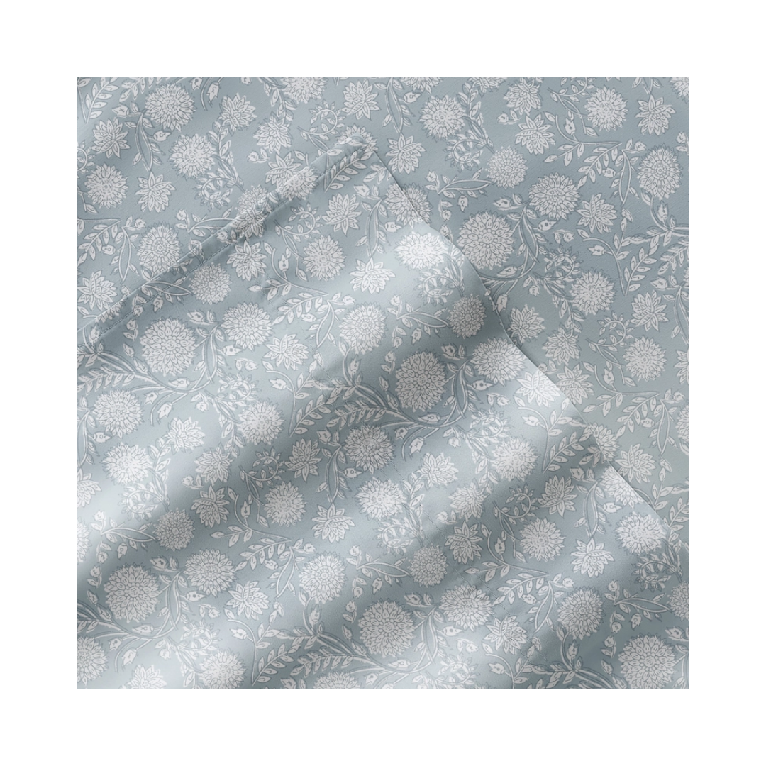 Bohemian Garden Okeo-Tex certified Cotton Sheet Set