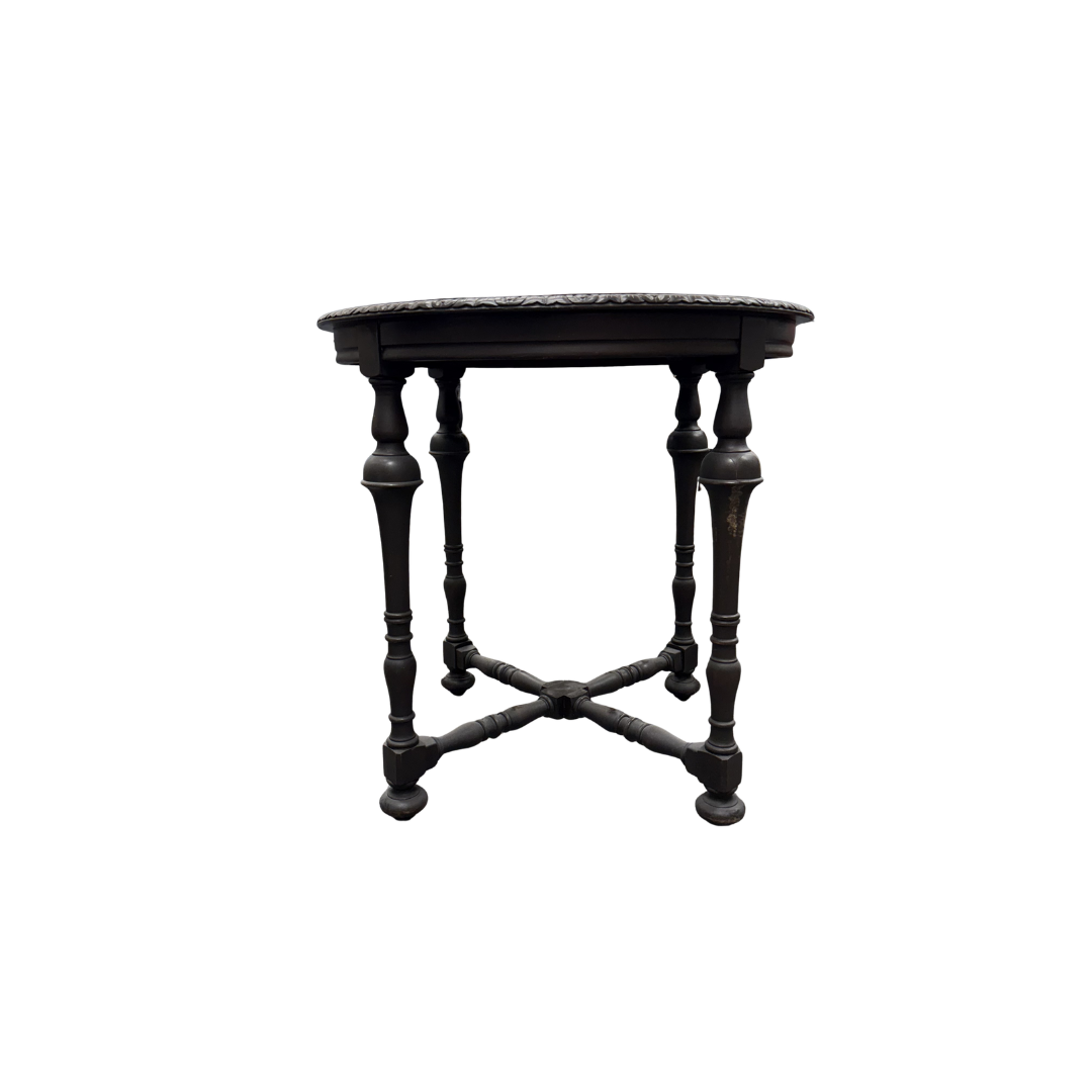 Found Round Side Table