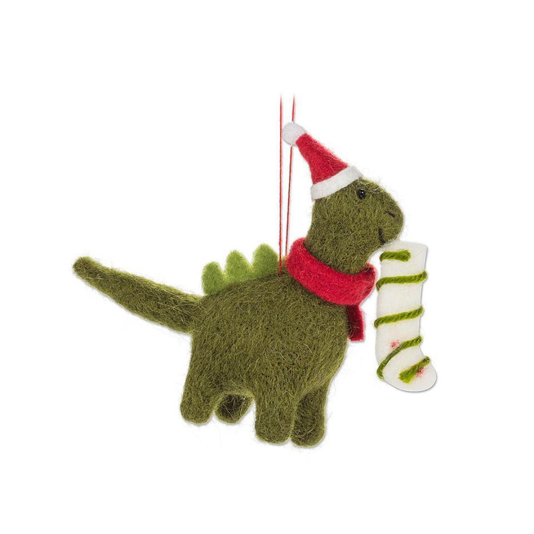 Felt Dinosaur Ornament