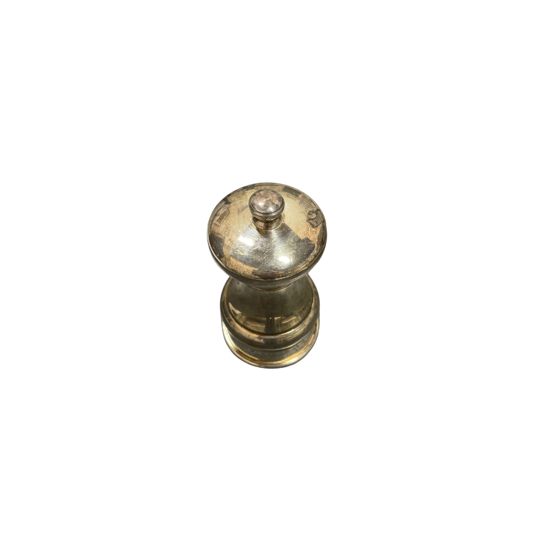 Found Brass Pepper Shaker