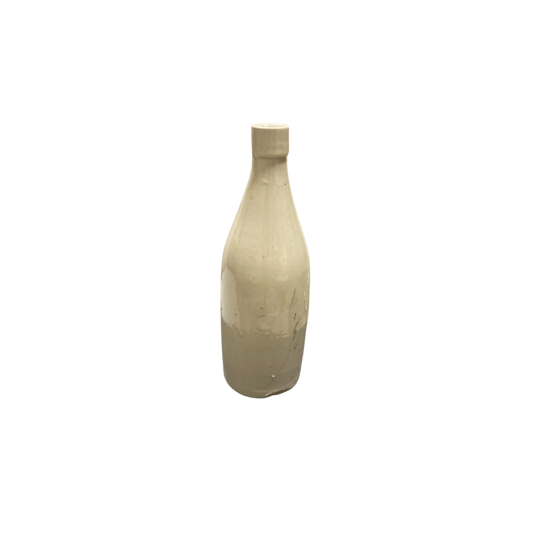 Found White Ceramic Vase