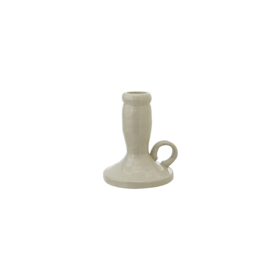Stoneware Chamberstick