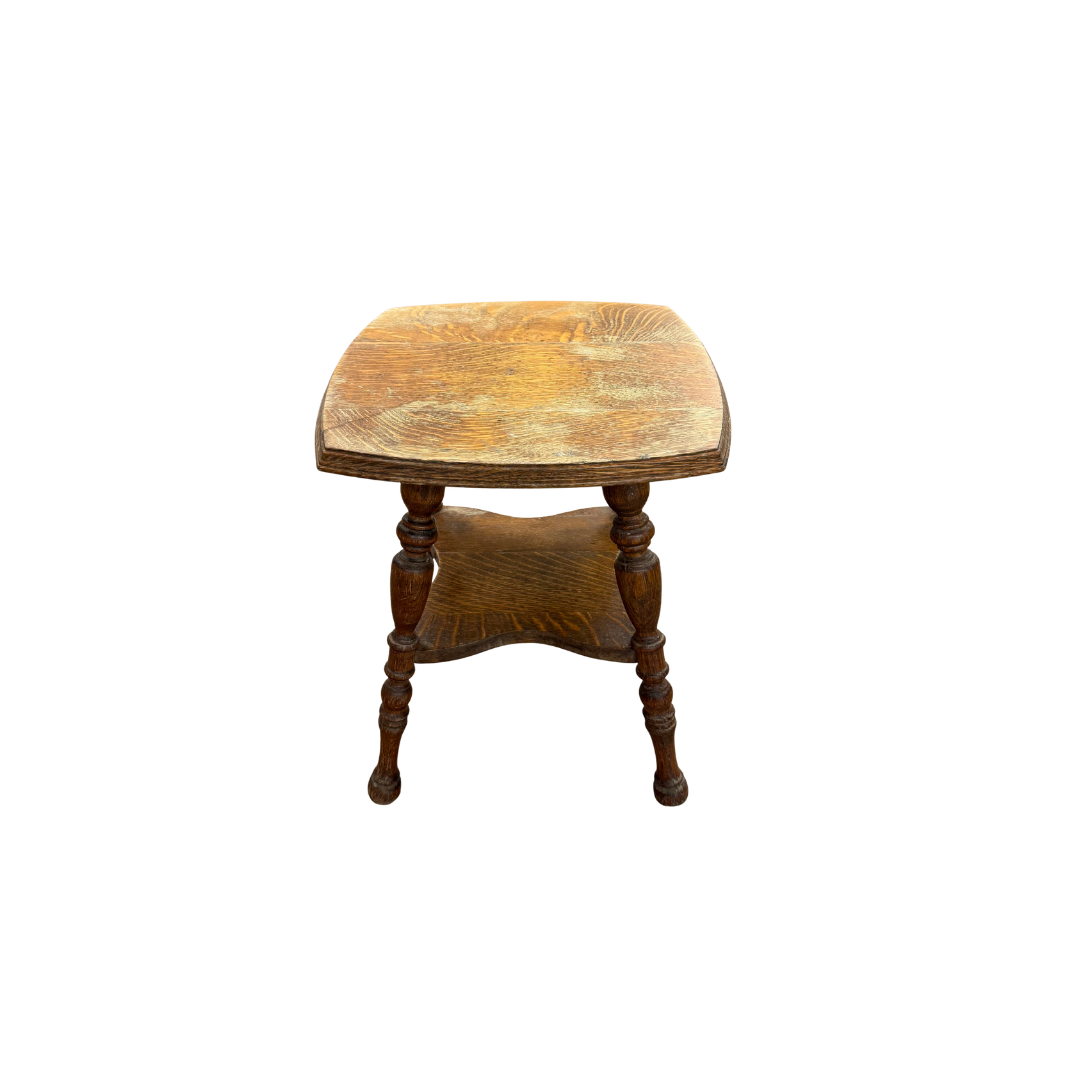 Found Small Spindle Leg Stool