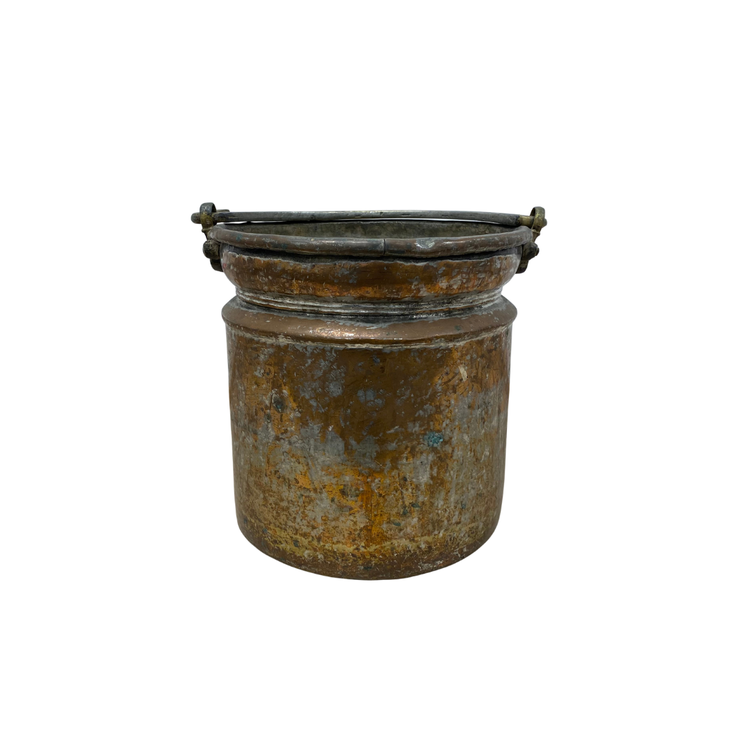 Found 19th Century Copper Jardiniere