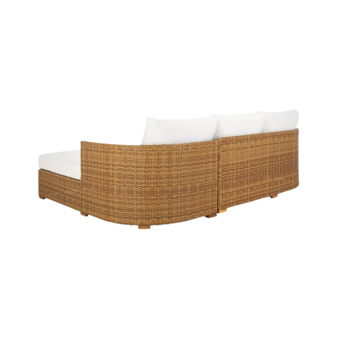 Anguilla Wicker Outdoor Chaise Sectional