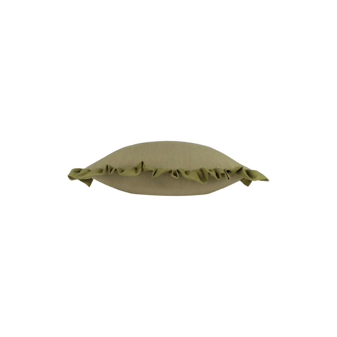 Effie Sage Ruffled Pillow