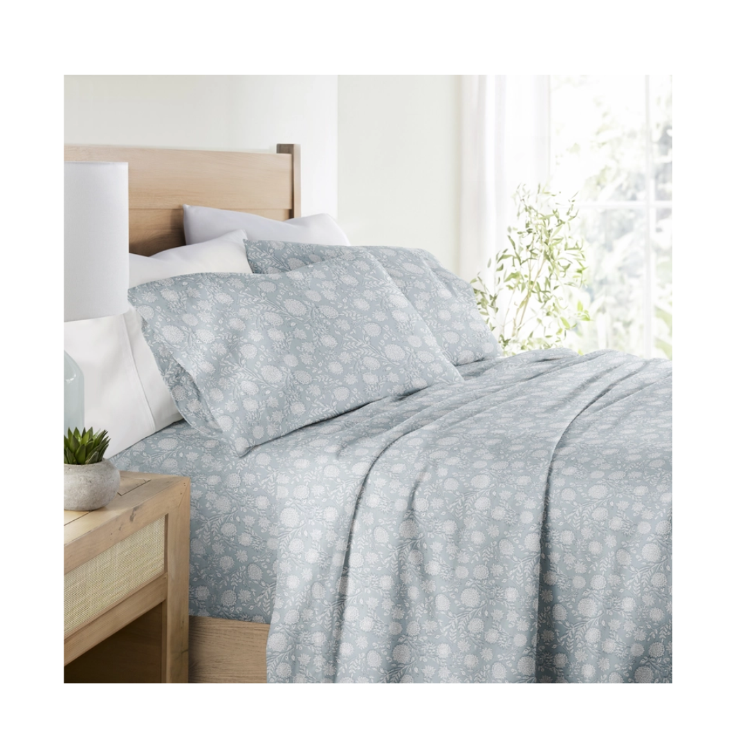 Bohemian Garden Okeo-Tex certified Cotton Sheet Set