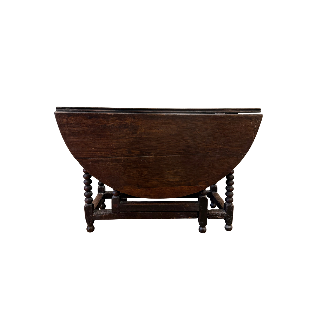 Found Drop Leaf Wood Table