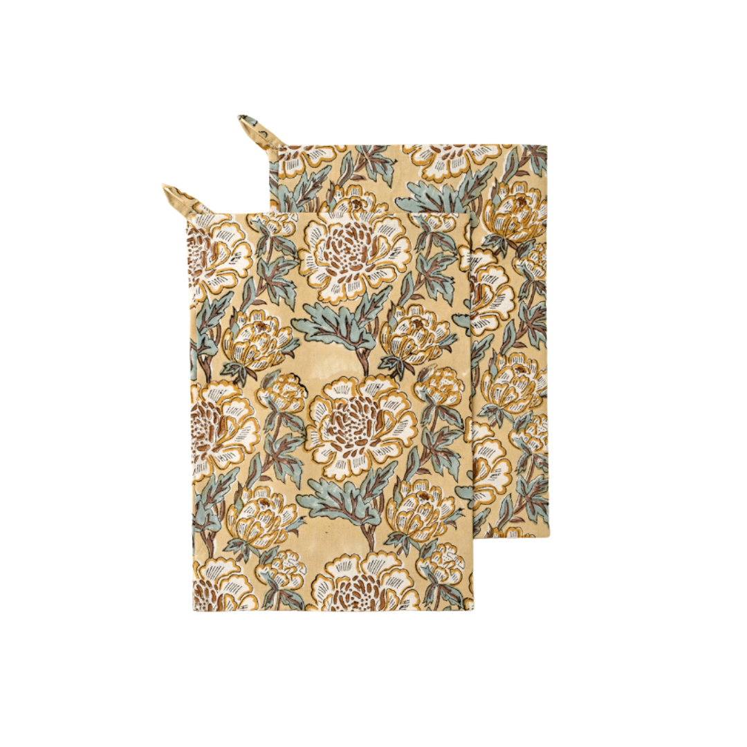 Lirien Block Print Tea Towels
