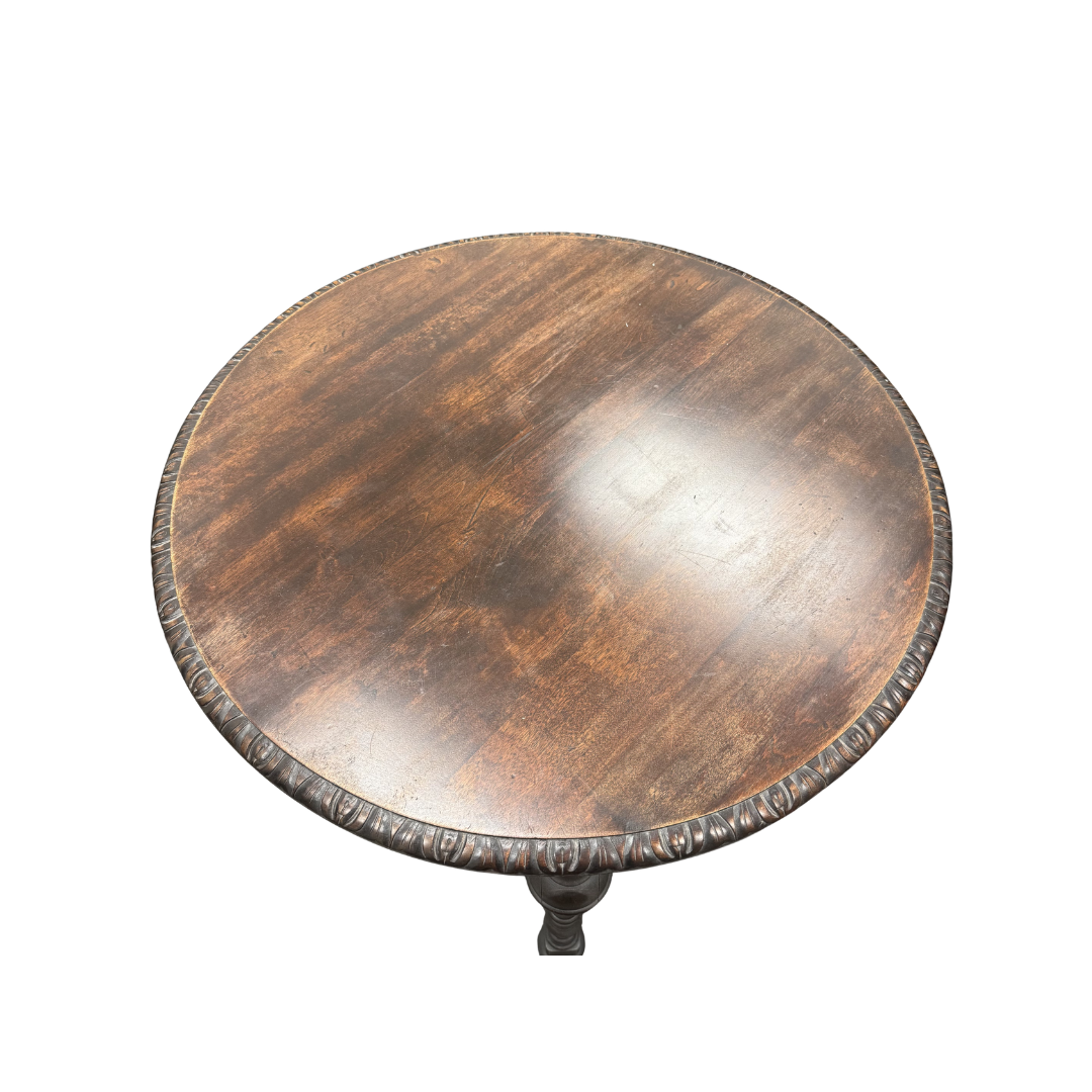 Found Round Side Table