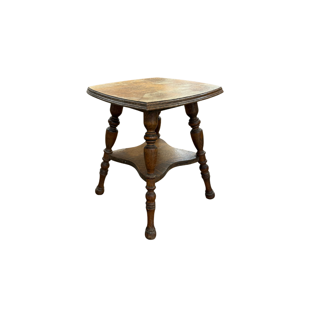 Found Small Spindle Leg Stool