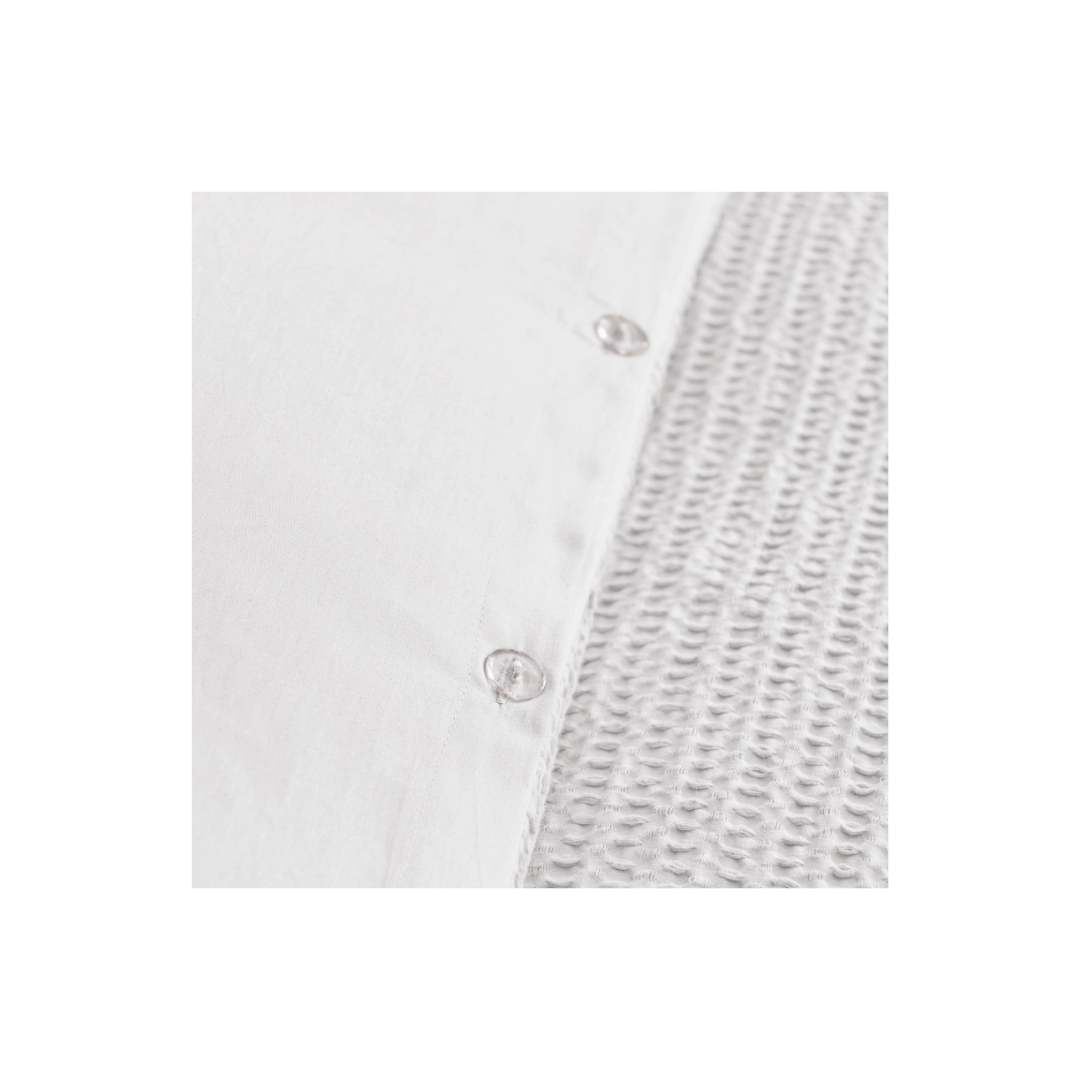 Cloud Waffle White Duvet Set