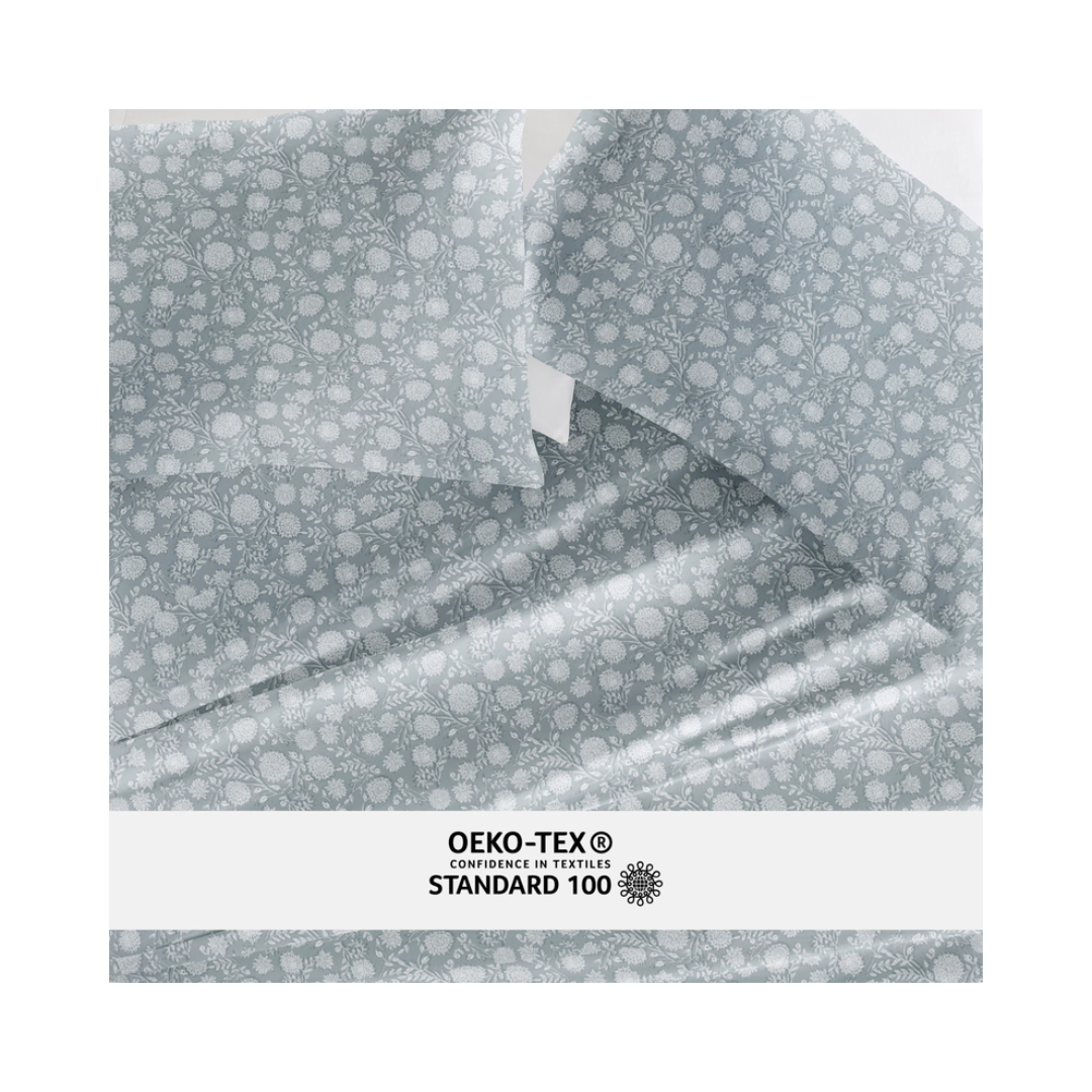 Bohemian Garden Okeo-Tex certified Cotton Sheet Set