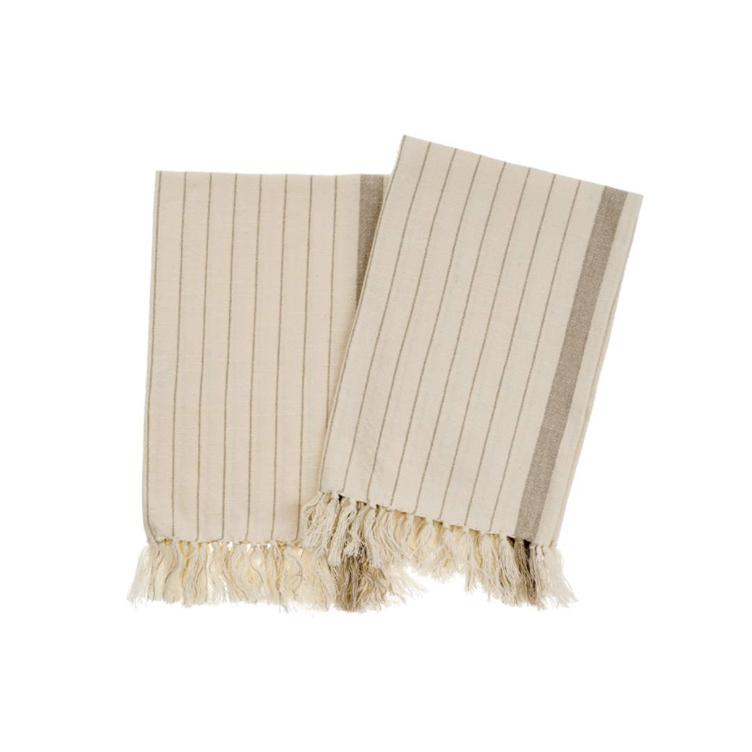 Pinstripe Hammam Hand Towels