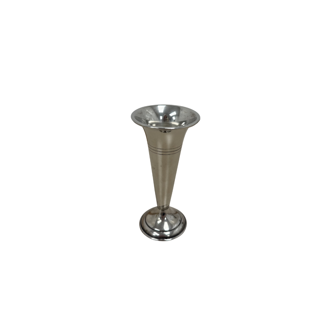 Found Silver Bud Vase 2