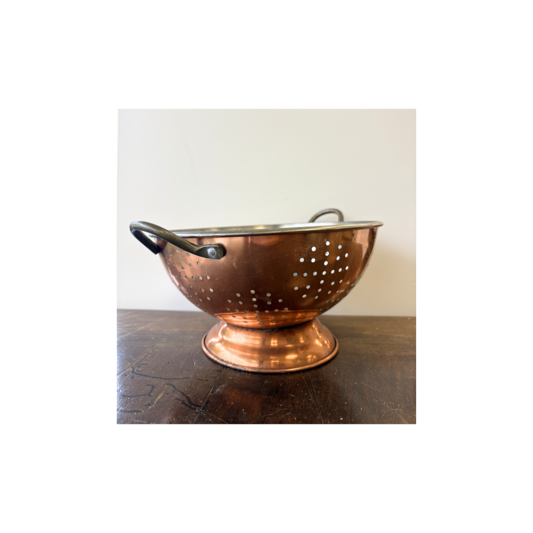 Found Copper Colander