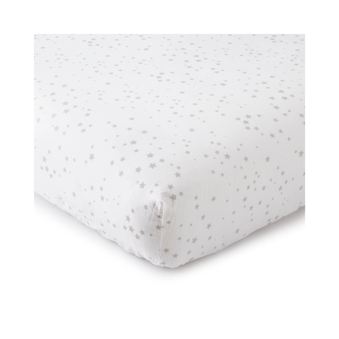 Skylar Star Cotton Crib Fitted Sheet