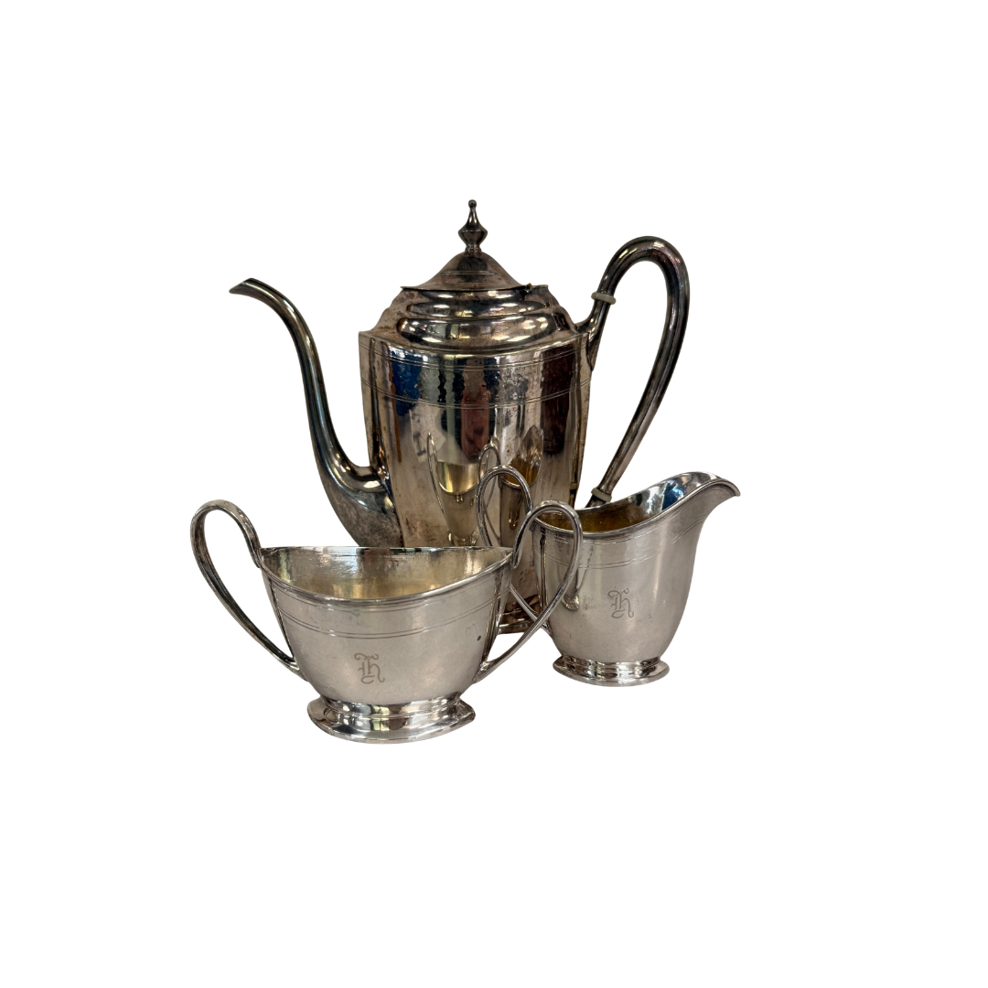 Found Sheffield Tea Set
