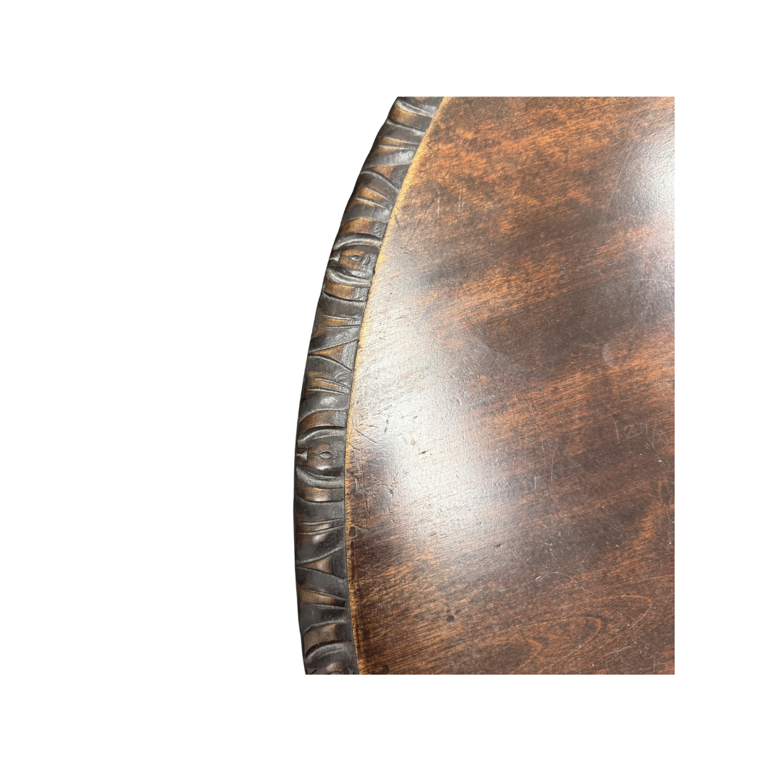 Found Round Side Table