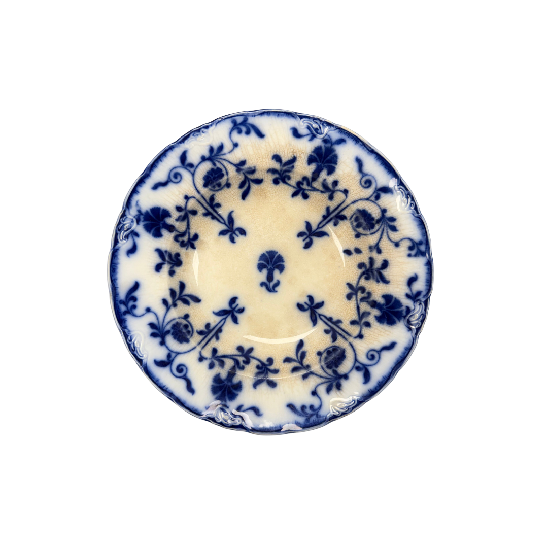 Found J. & G. Meakin Colonial Flow Blue Plate