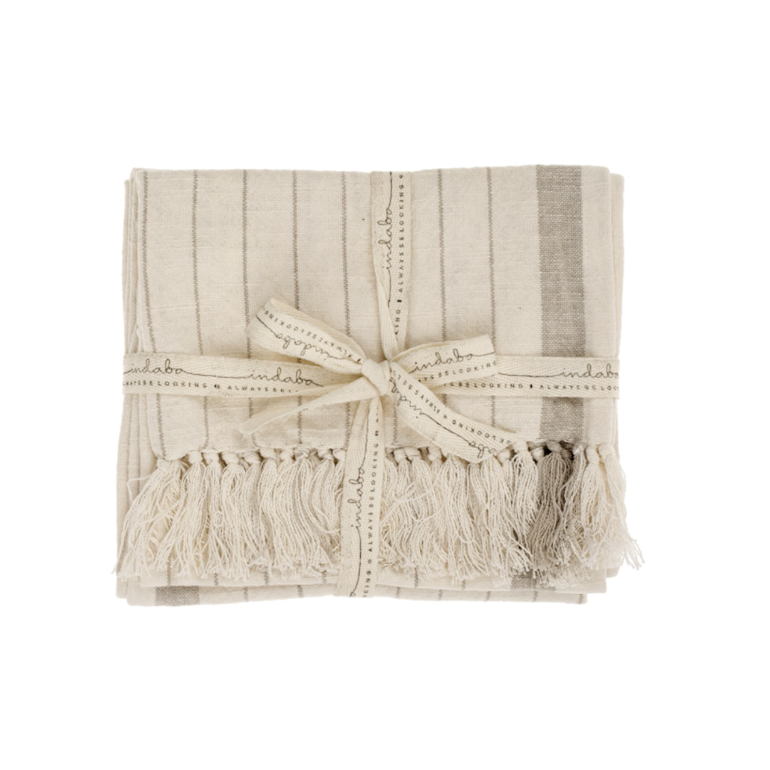 Pinstripe Hammam Hand Towels