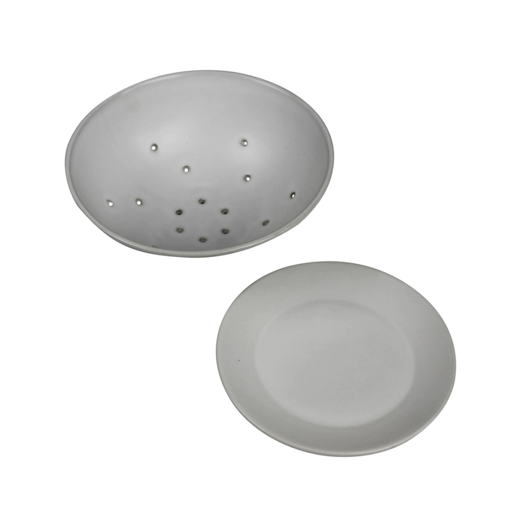 Drift Berry Bowl with Saucer