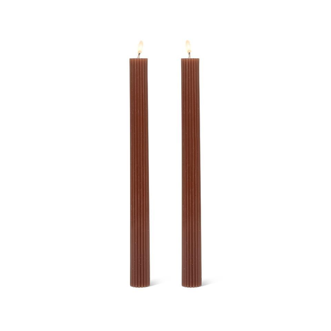 Ribbed Taper Candles