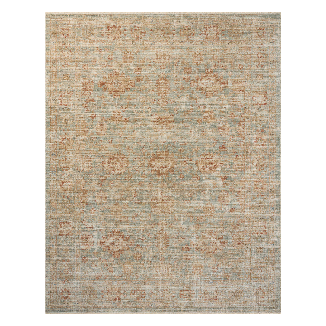 Heritage Aqua &amp; Terracotta