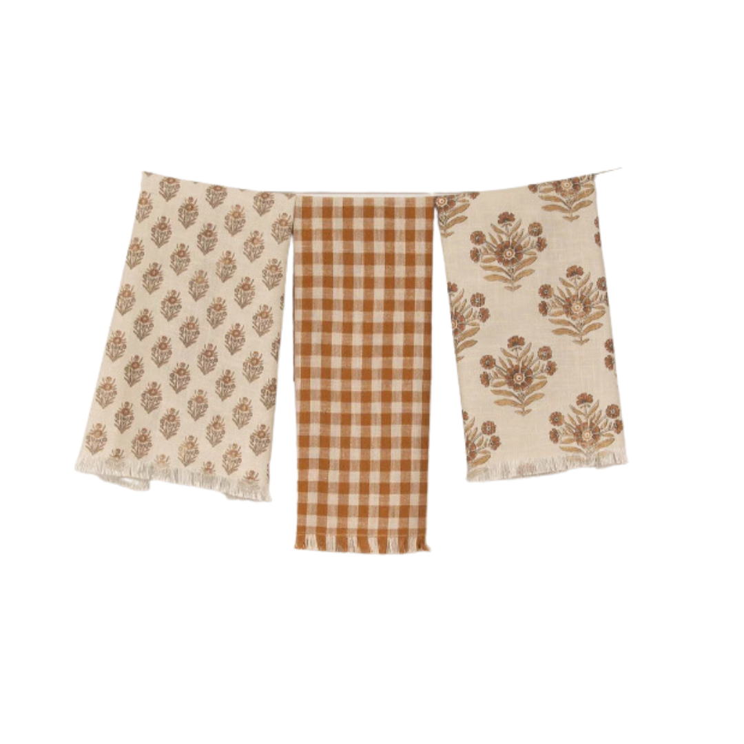 Block Printed Tea towels