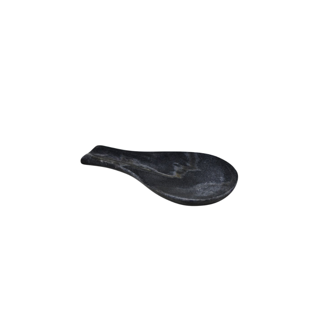 Black Marble Spoon Rest