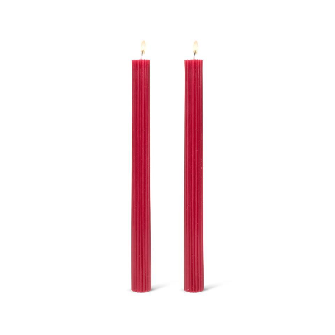 Ribbed Taper Candles
