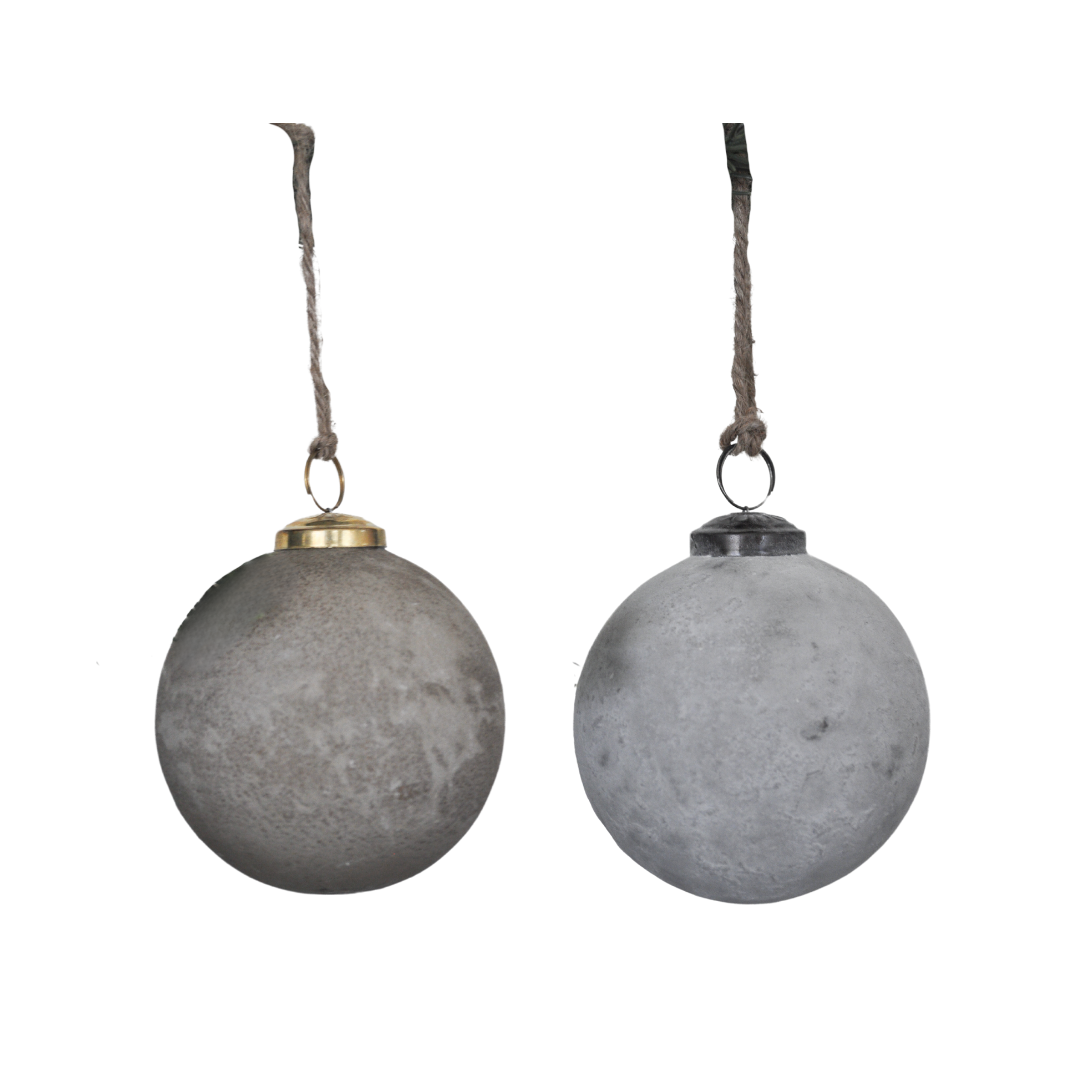 4&quot; Recycled Glass Ball Ornament