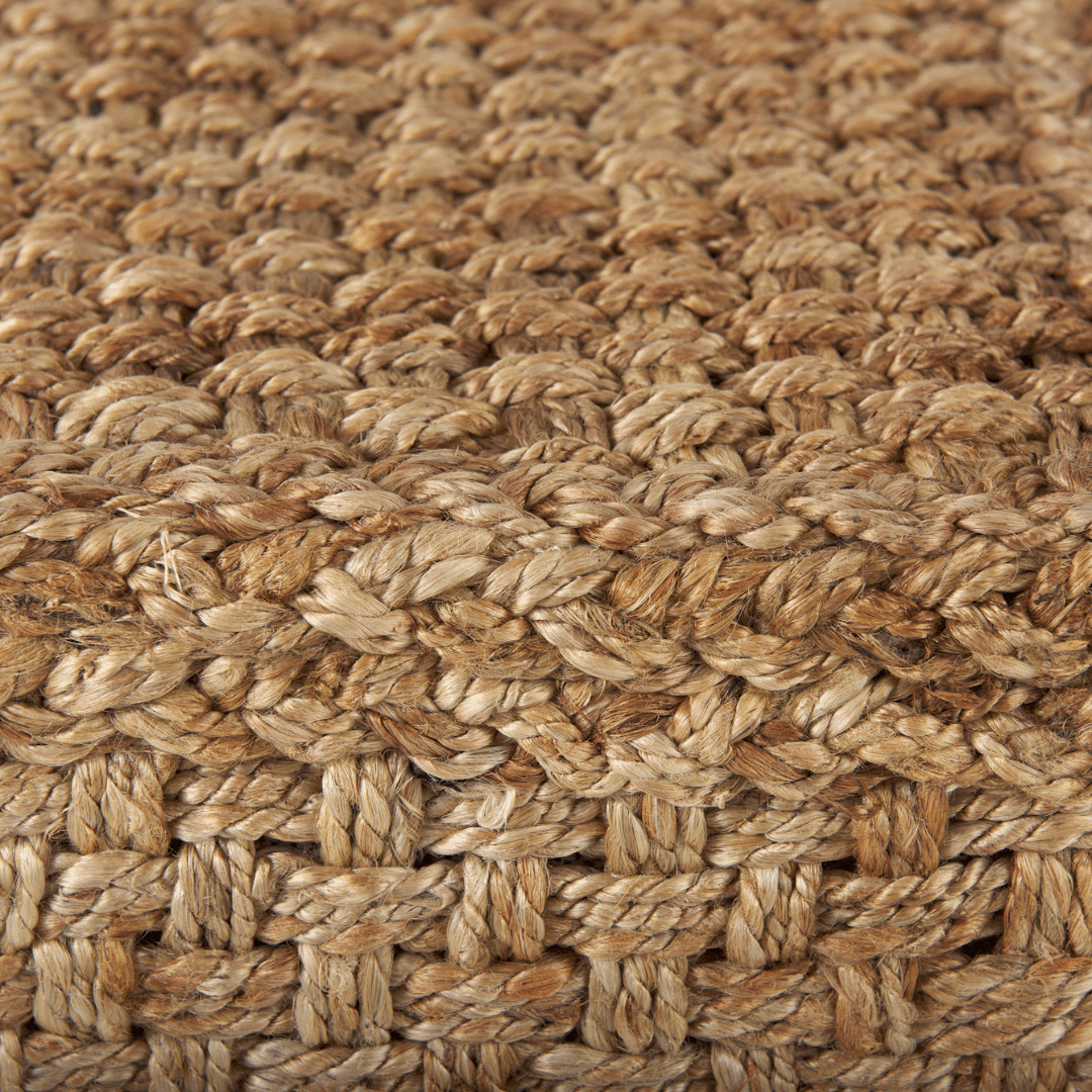 Aylin Jute Square Pouf