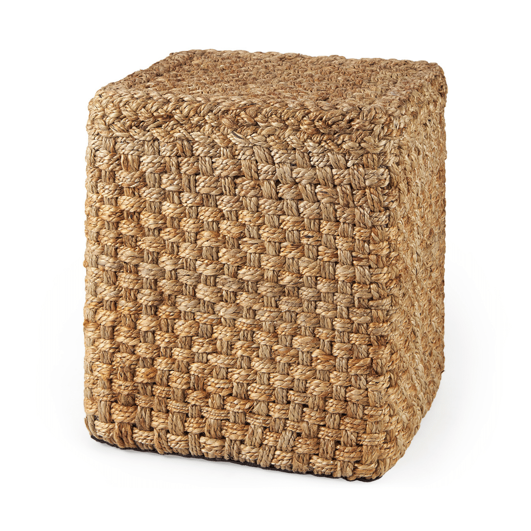 Aylin Jute Square Pouf