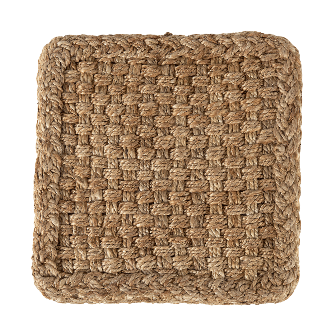 Aylin Jute Square Pouf