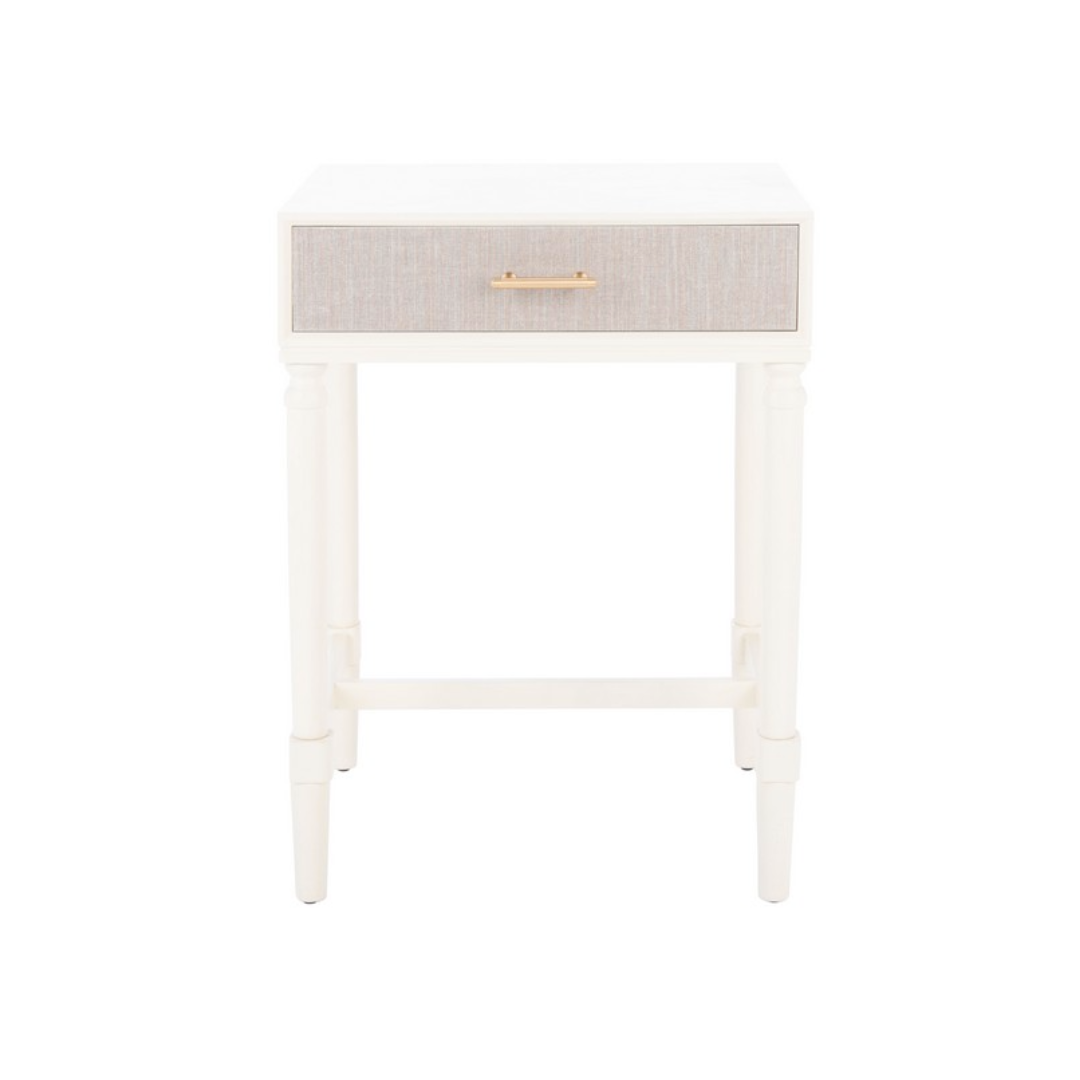 White Estella Accent Table