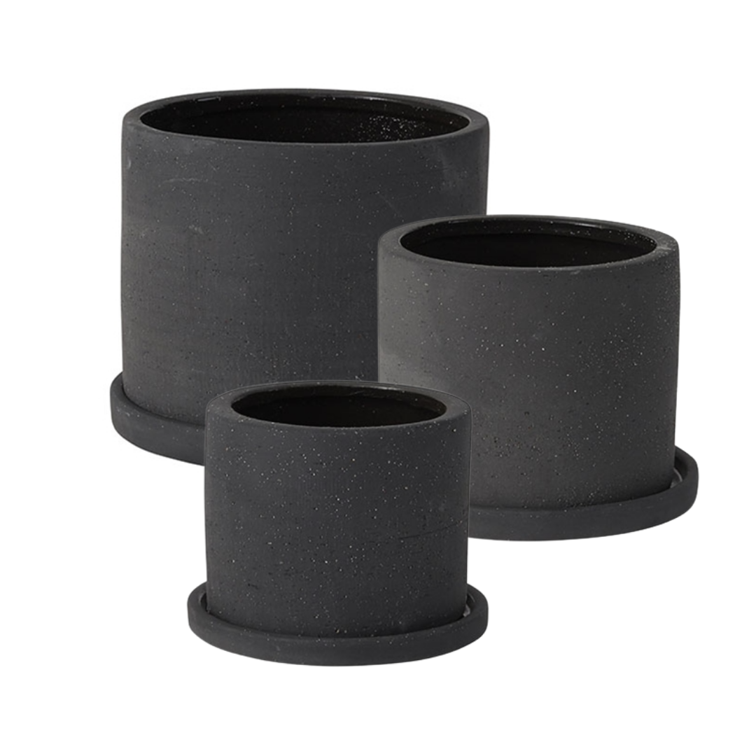 Easton Pot in Charcoal